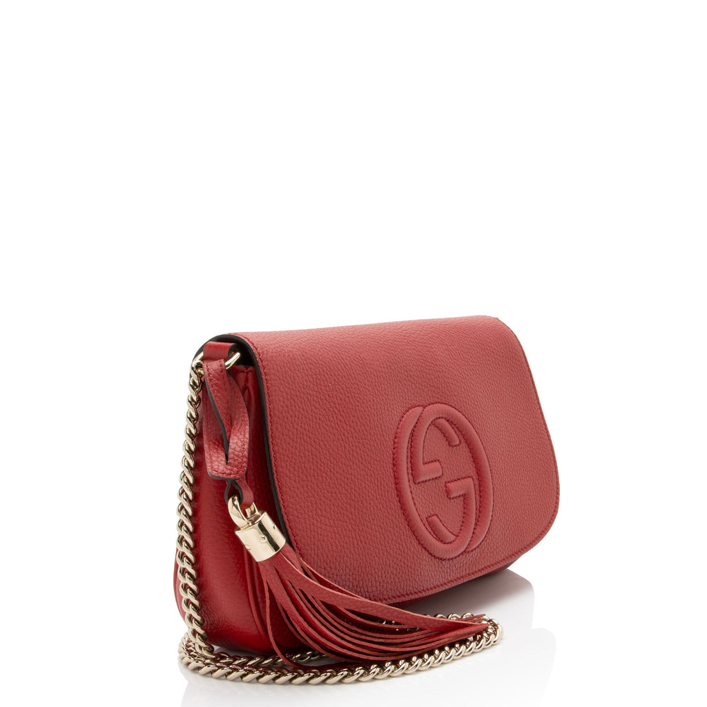 Gucci Leather Soho Medium Flap Bag