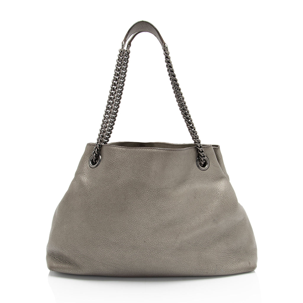 Gucci Metallic Leather Soho Medium Shoulder Bag