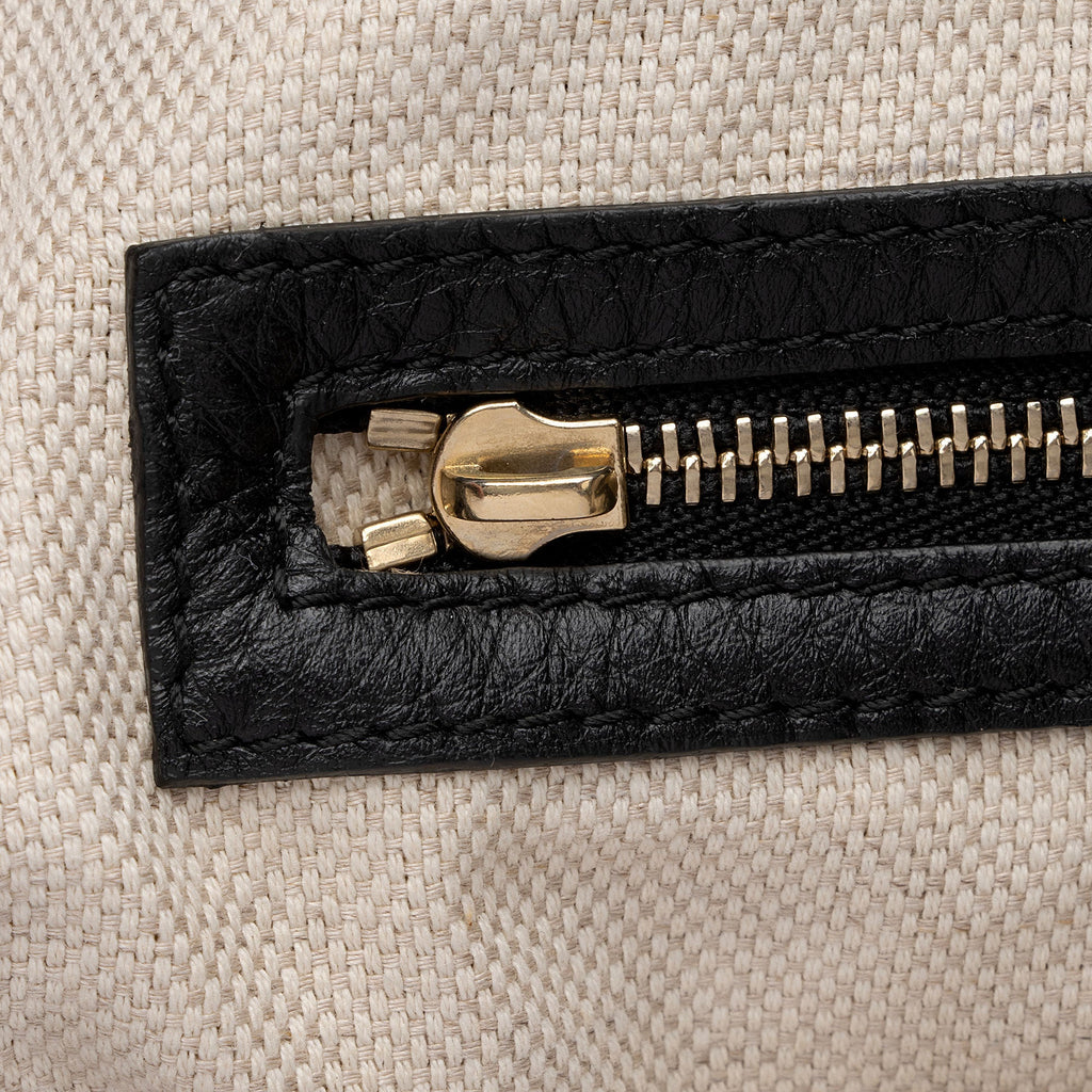 Gucci Leather Soho Top Handle (SHF-LCyvXT)