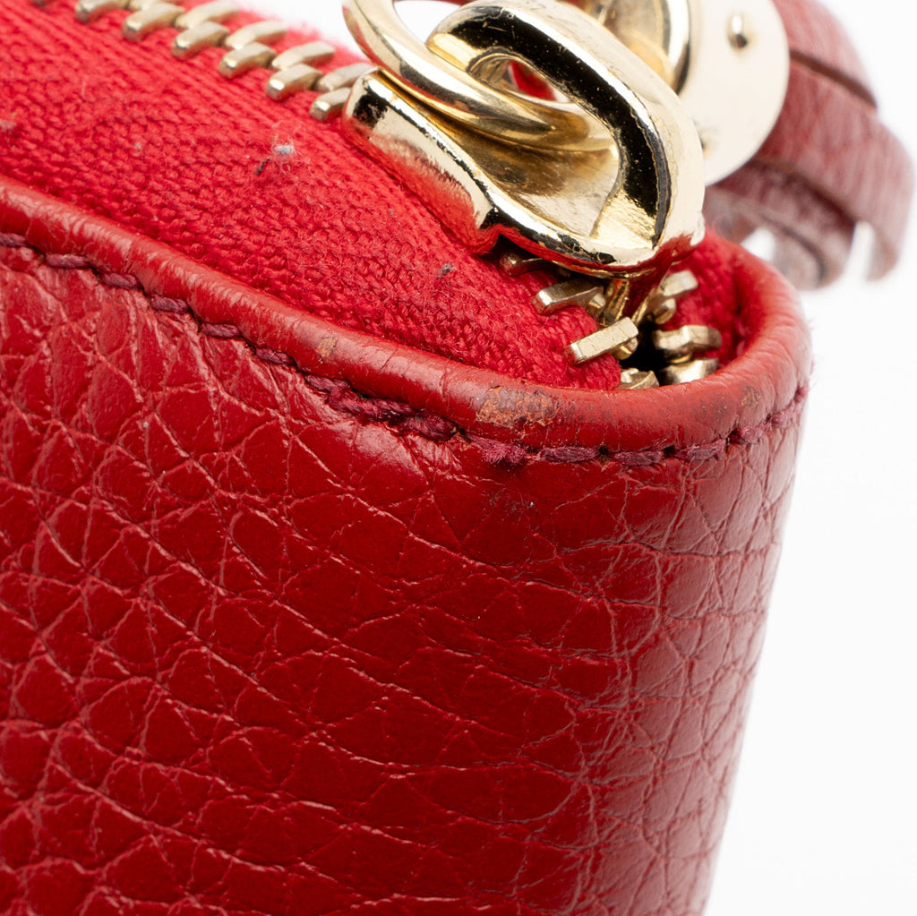 Gucci Leather Soho Zip Around Wallet