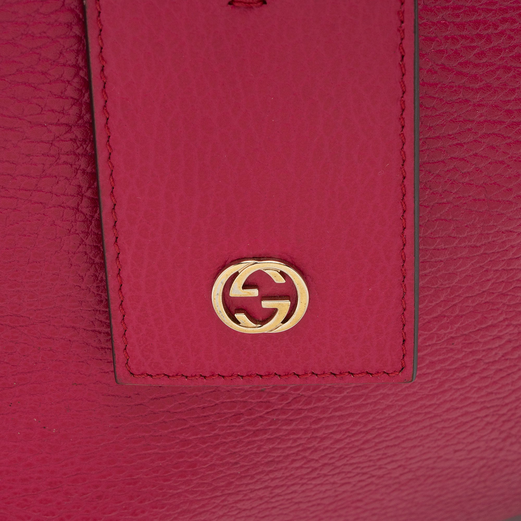 Gucci Leather Swing Tall Tote