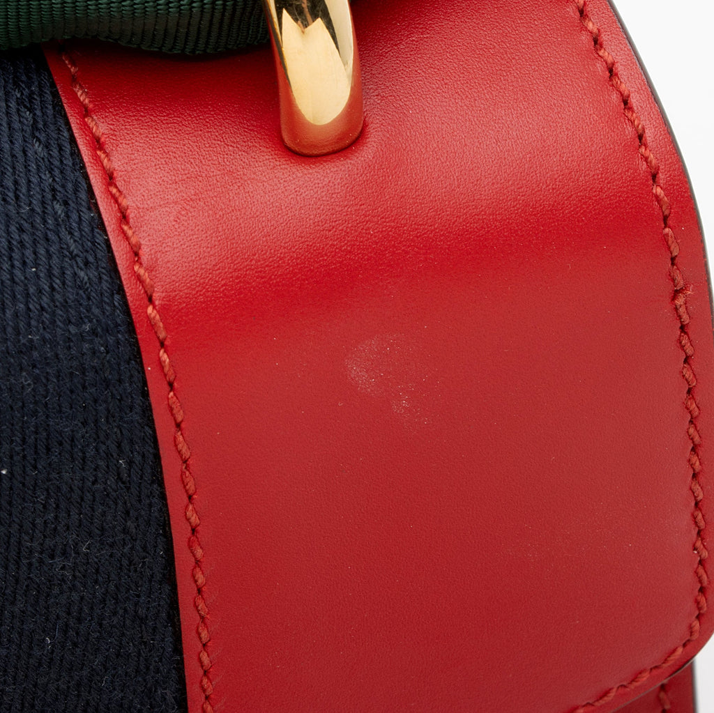 Gucci Leather Sylvie Mini Chain Bag