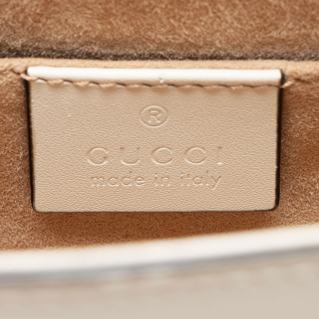 Gucci Leather Sylvie Mini Top Handle
