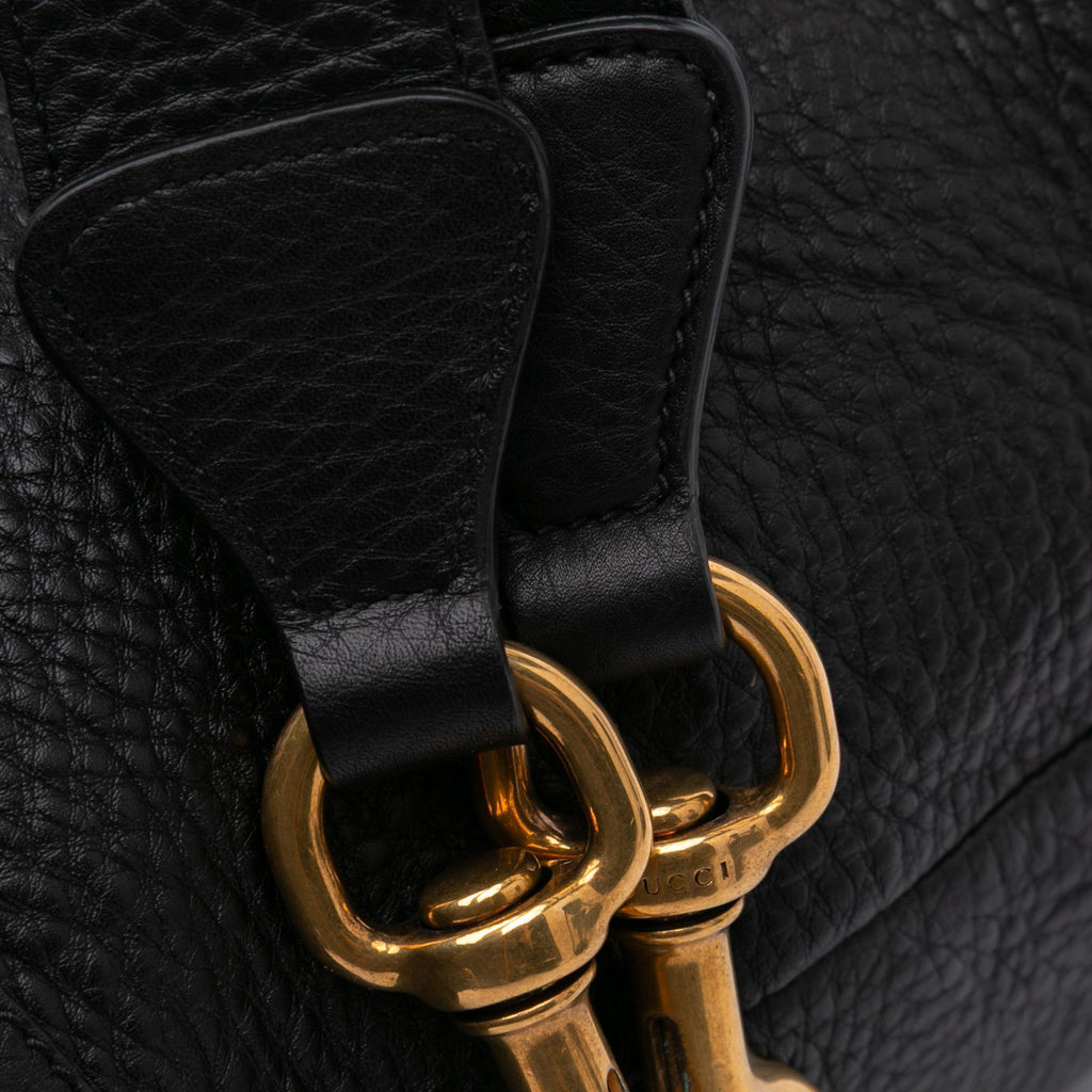 Gucci Leather Twill Satchel