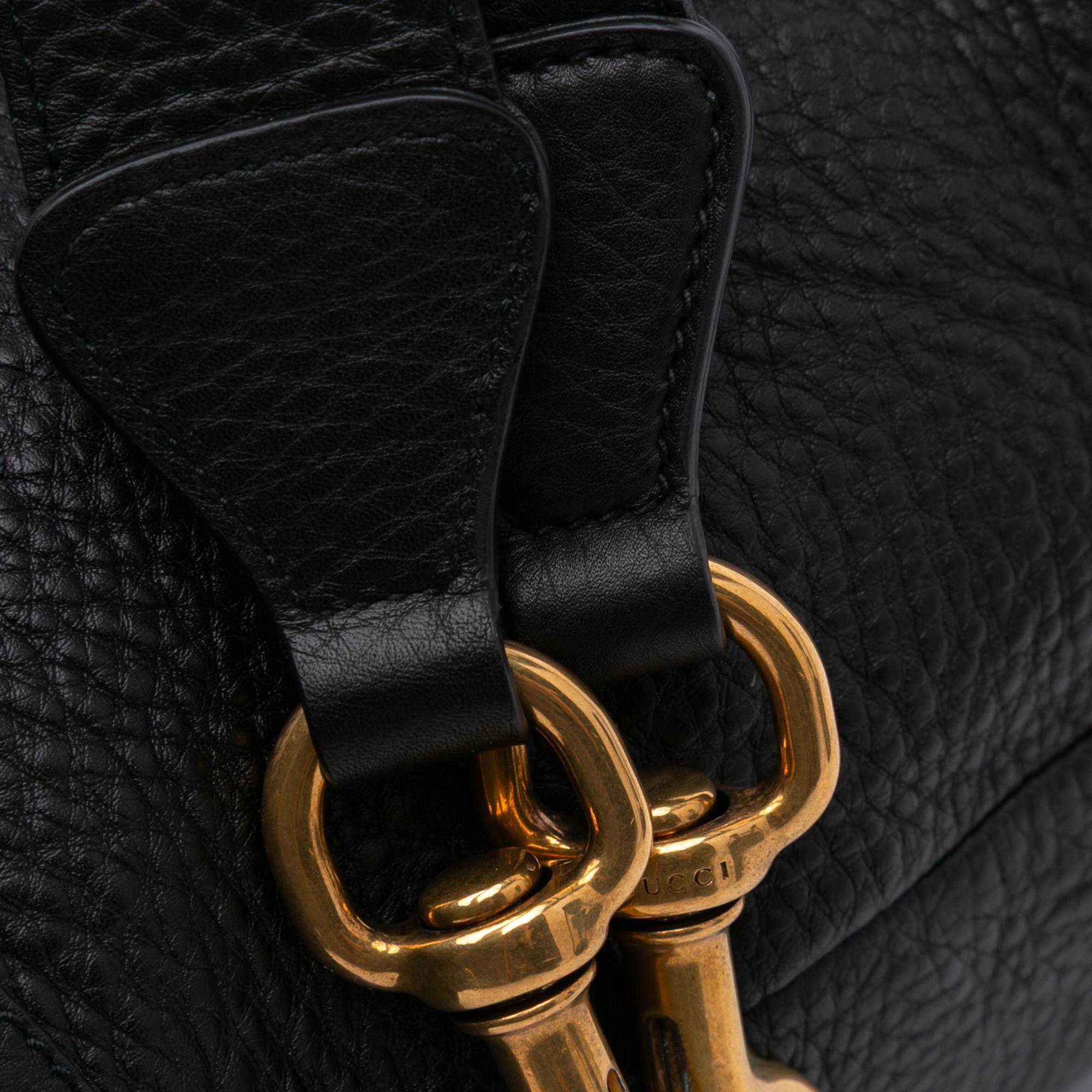Gucci Leather Twill Satchel