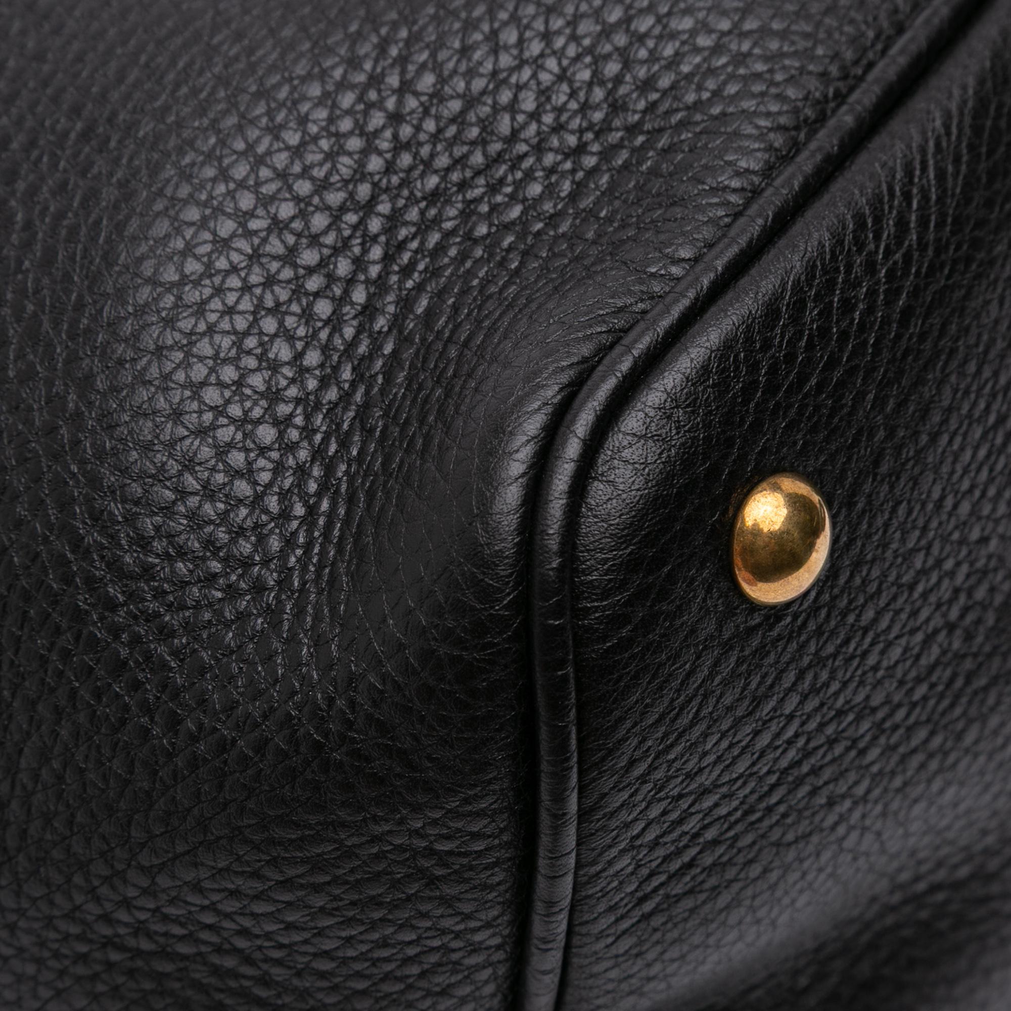 Gucci Leather Twill Satchel
