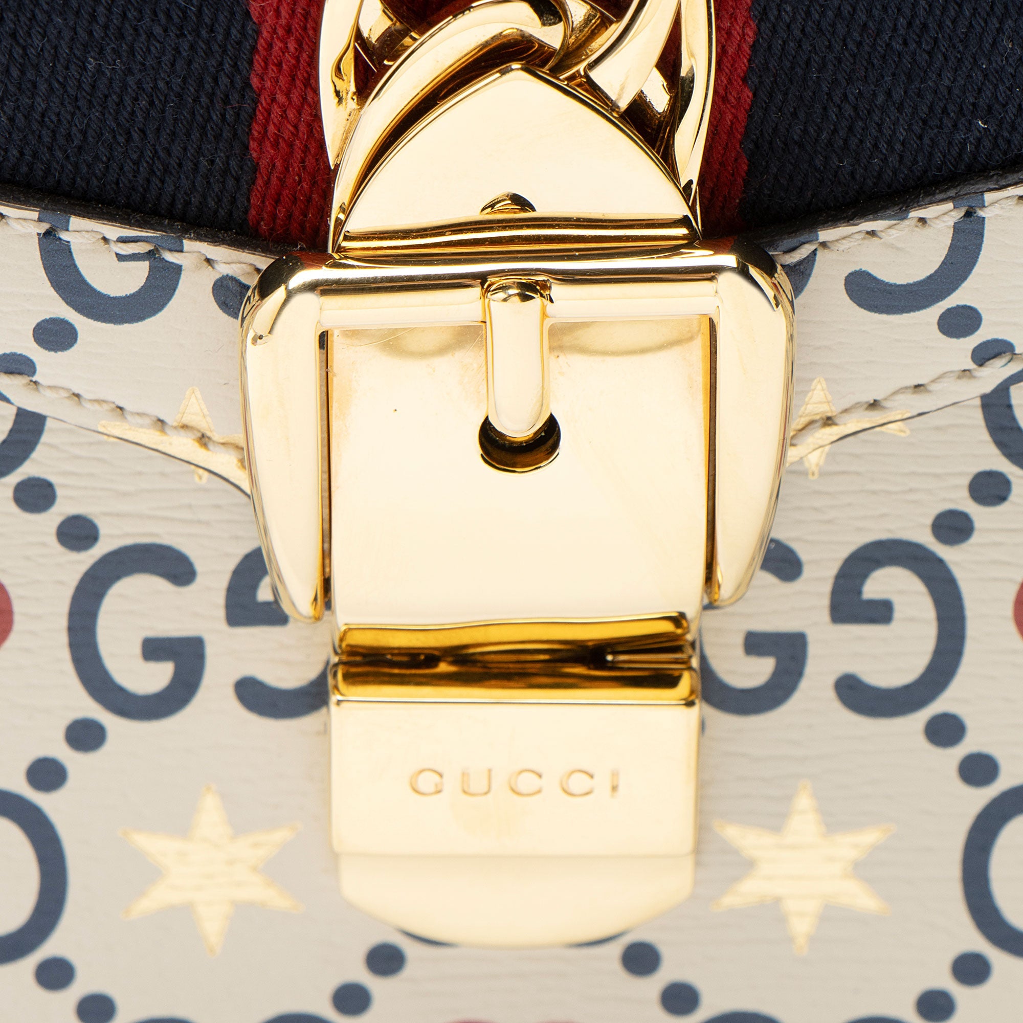 Gucci Leather Valentines Sylvie Mini Top Handle