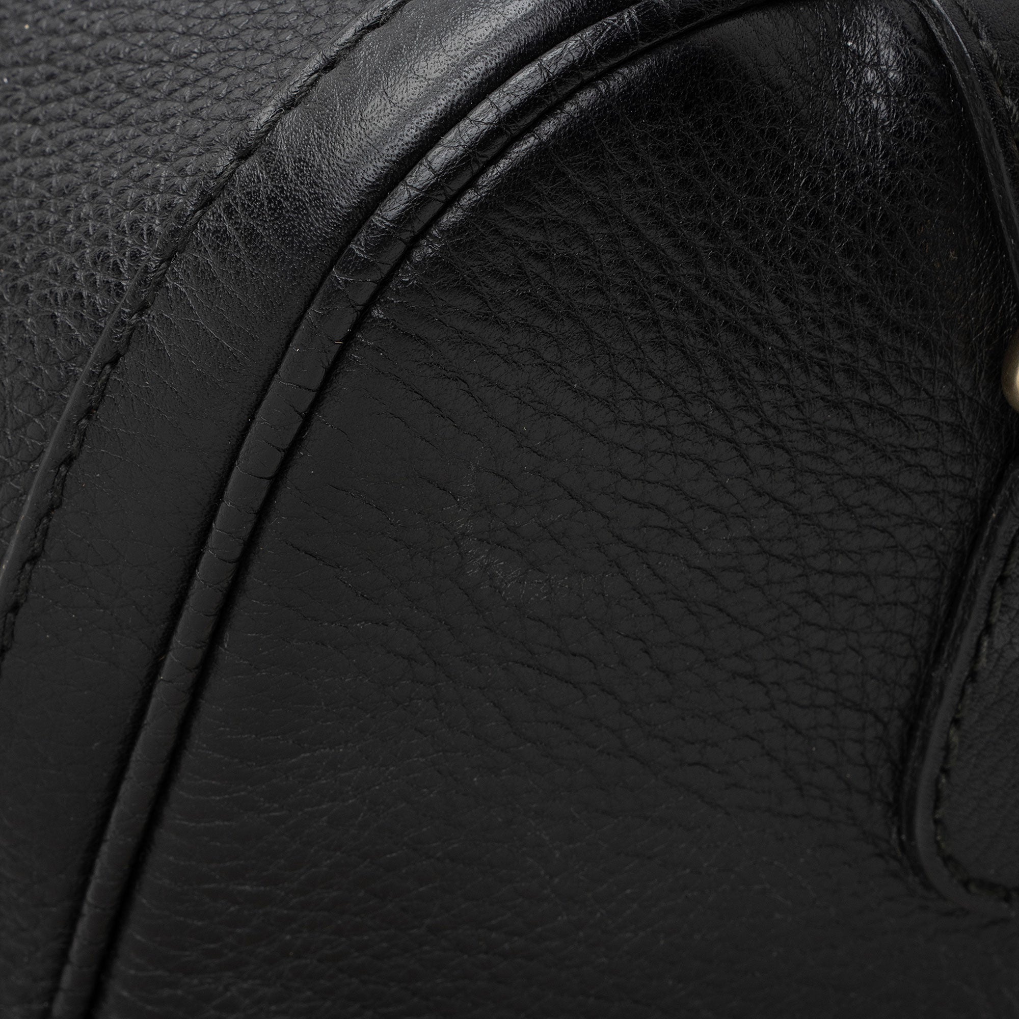 Gucci Leather Vintage Web Joy Medium Boston Bag