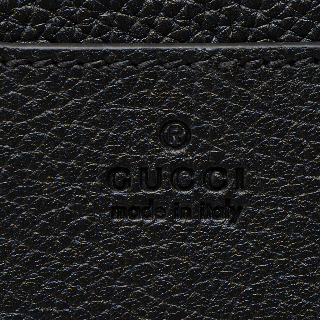 Gucci Leather Web Business Document Case