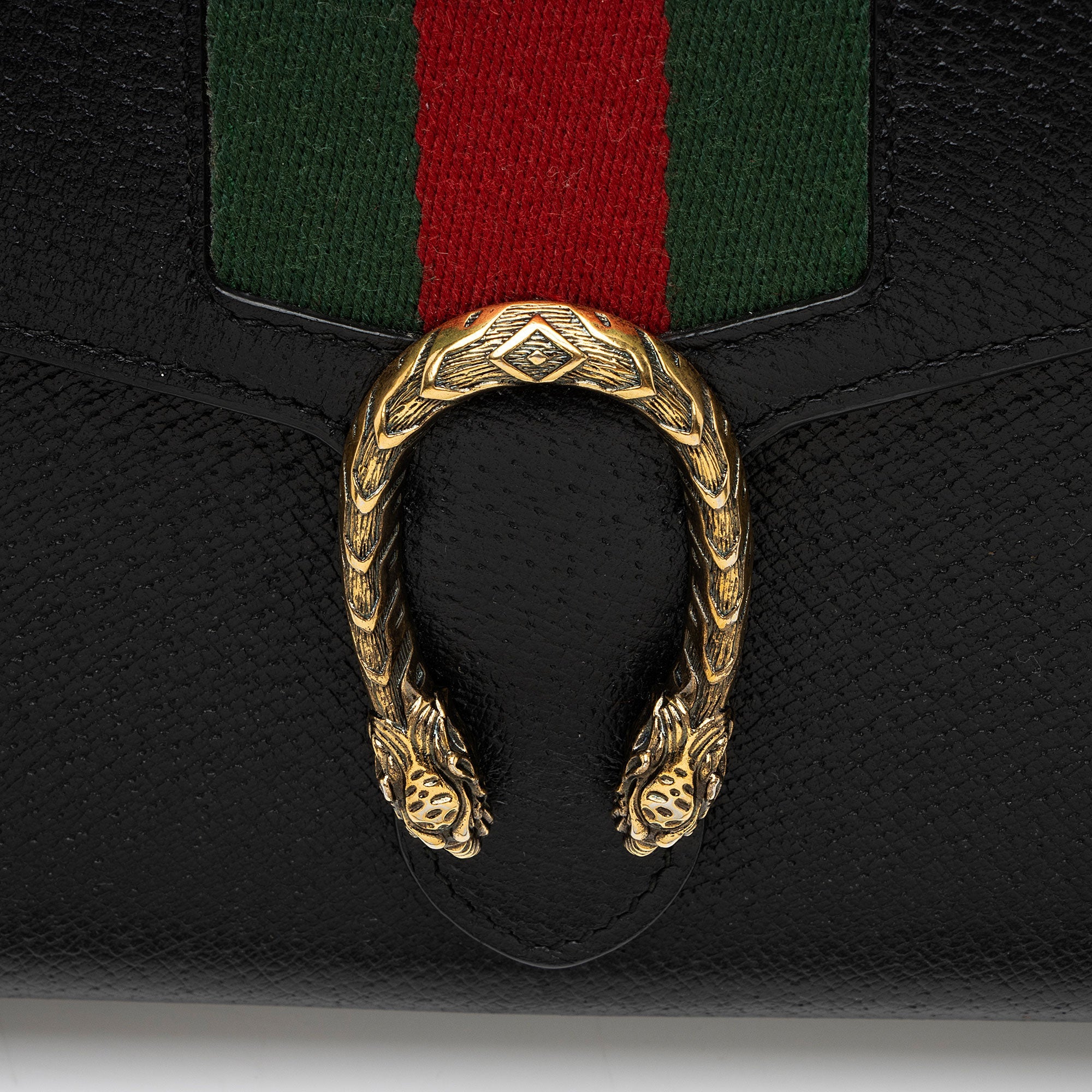 Gucci Leather Web Dionysus Chain Wallet (SHF-GR98Kn)