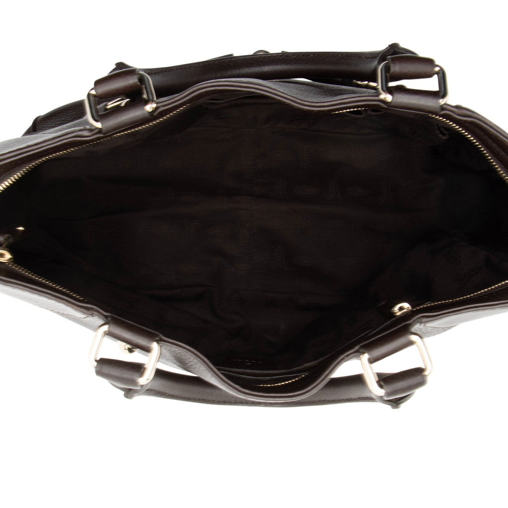 Gucci Leather Web Heritage Horsebit Tote