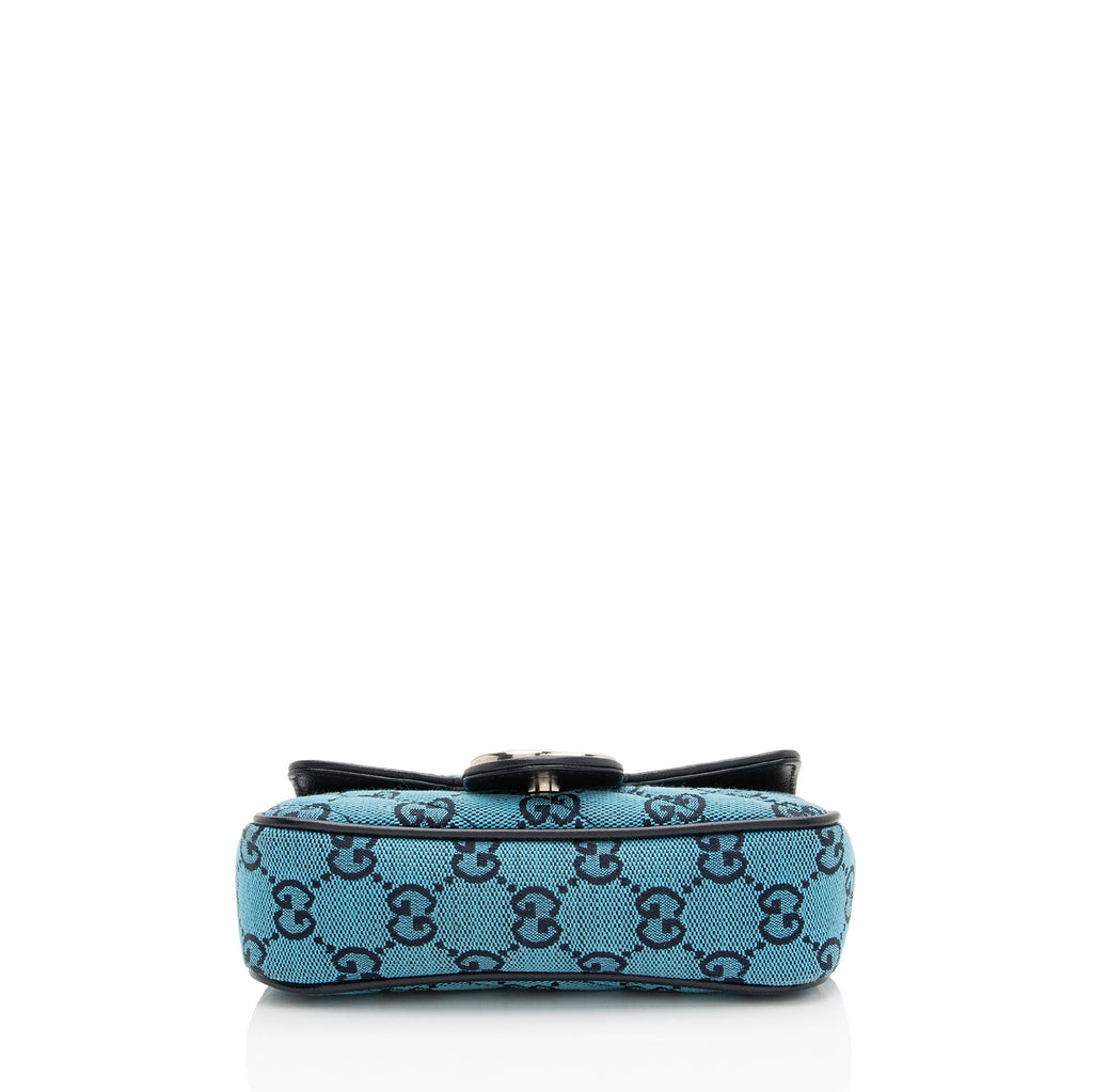 Gucci Matelasse GG Canvas GG Marmont Mini Flap Bag