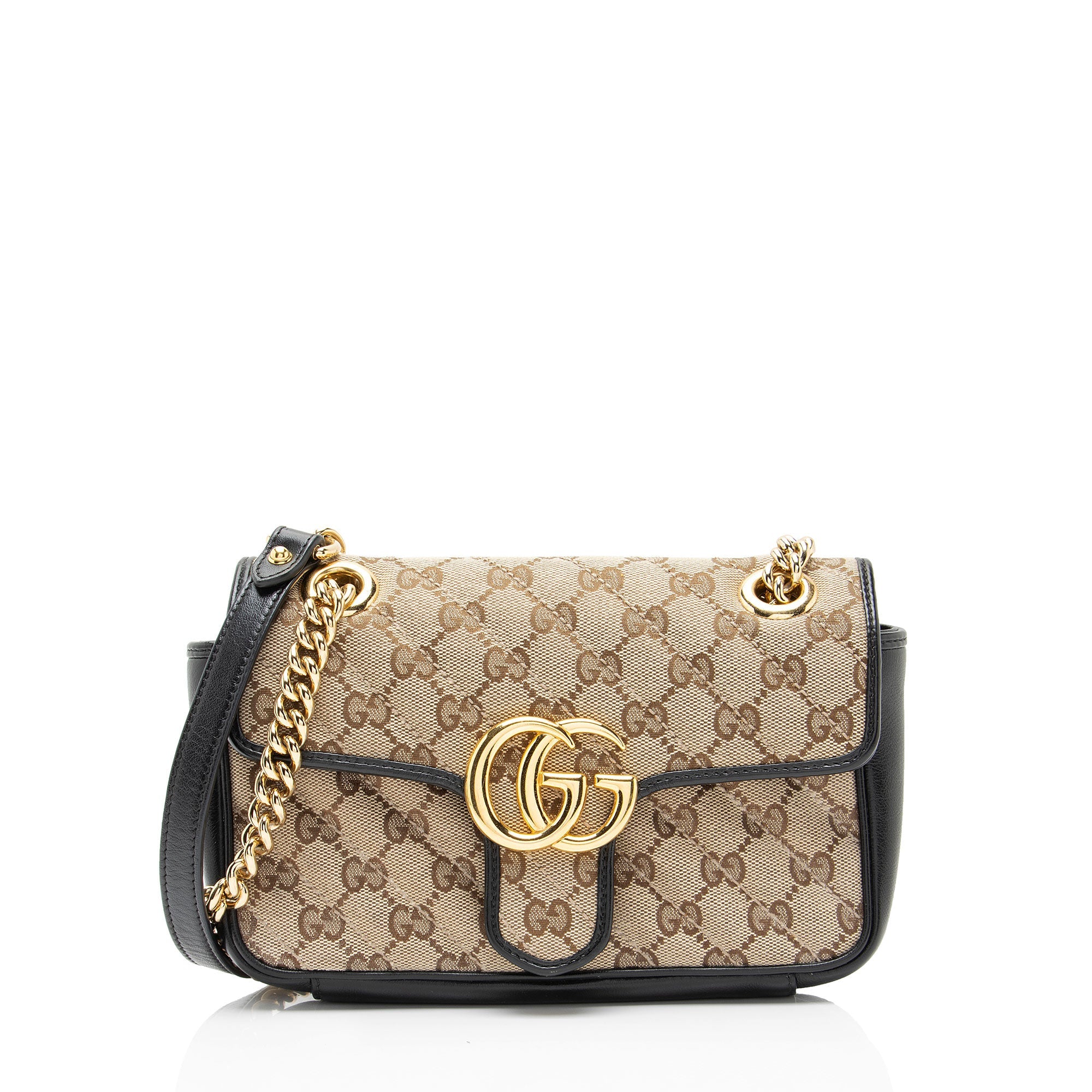 Gucci Matelasse GG Canvas GG Marmont Small Flap Bag