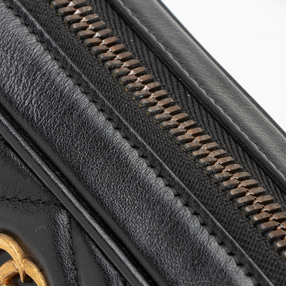 Gucci Matelasse Leather GG Marmont Large Belt Bag - Size 32 / 80 (SHF-22528)