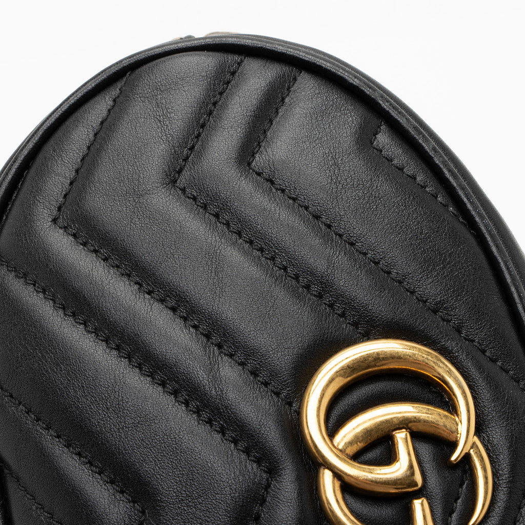 Gucci Matelasse Leather GG Marmont Belt Bag - Size 34 / 85 (SHF-htartv)