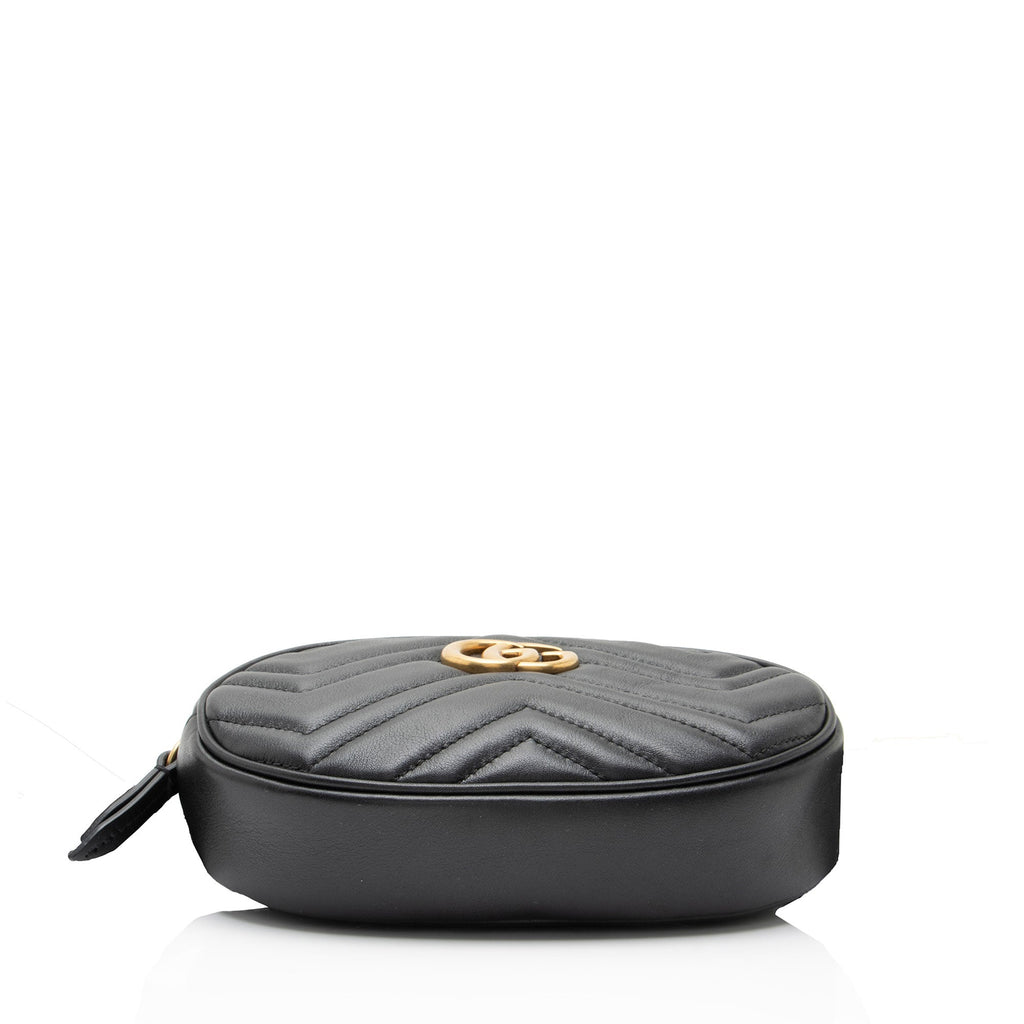 Gucci Matelasse Leather GG Marmont Belt Bag - Size 34 / 85