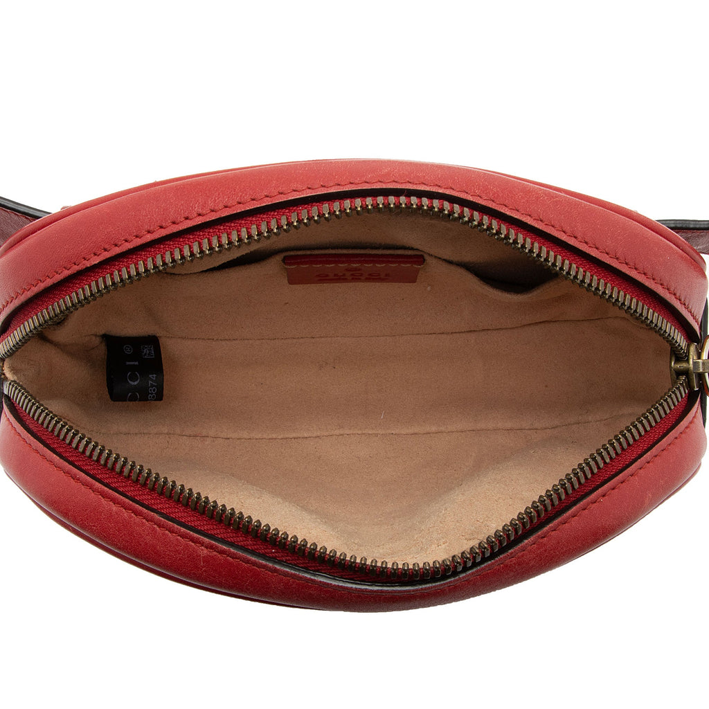 Gucci Matelasse Leather GG Marmont Belt Bag - Size 38 / 95 (SHF-DYUhgU)