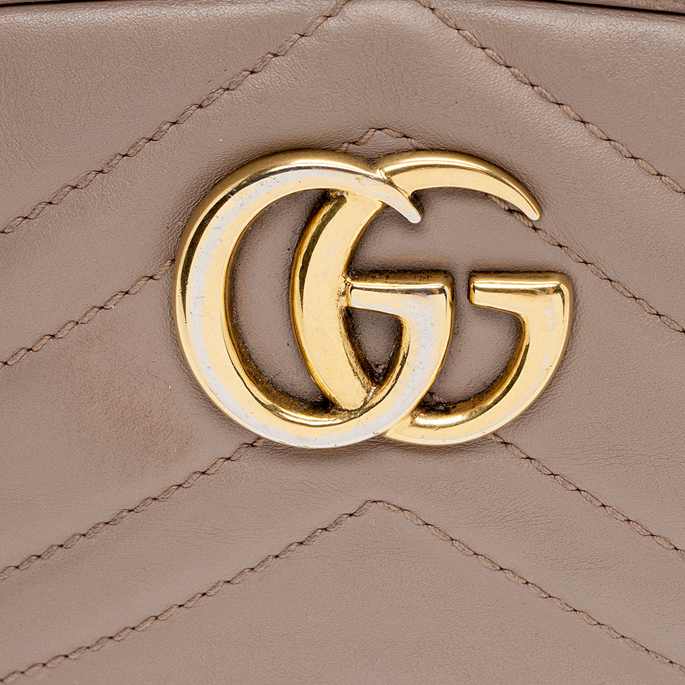 Gucci Matelasse Leather GG Marmont Belt Bag - Size 95 (SHF-17440)