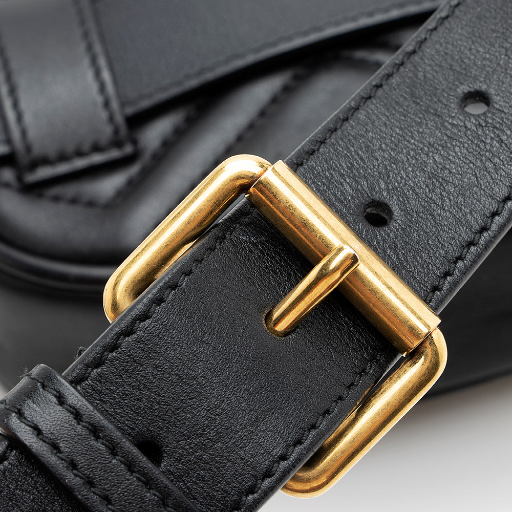 Gucci Matelasse Leather GG Marmont Belt Bag - Size 95 (SHF-19377)