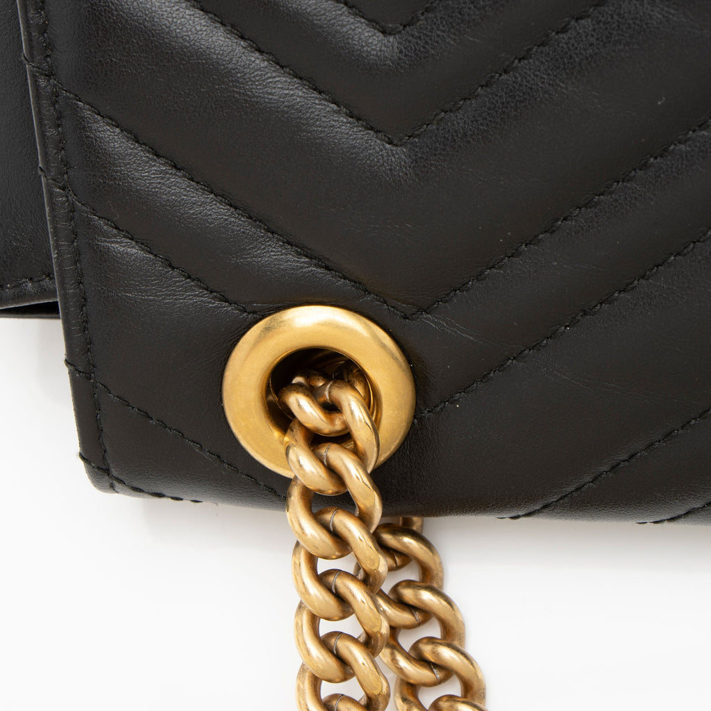 Gucci Matelasse Leather GG Marmont XL Flap Bag