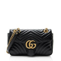Gucci Matelasse Leather GG Marmont Medium Flap Bag