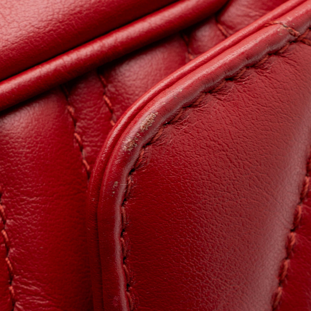 Gucci Matelasse Leather GG Marmont Medium Flap Bag