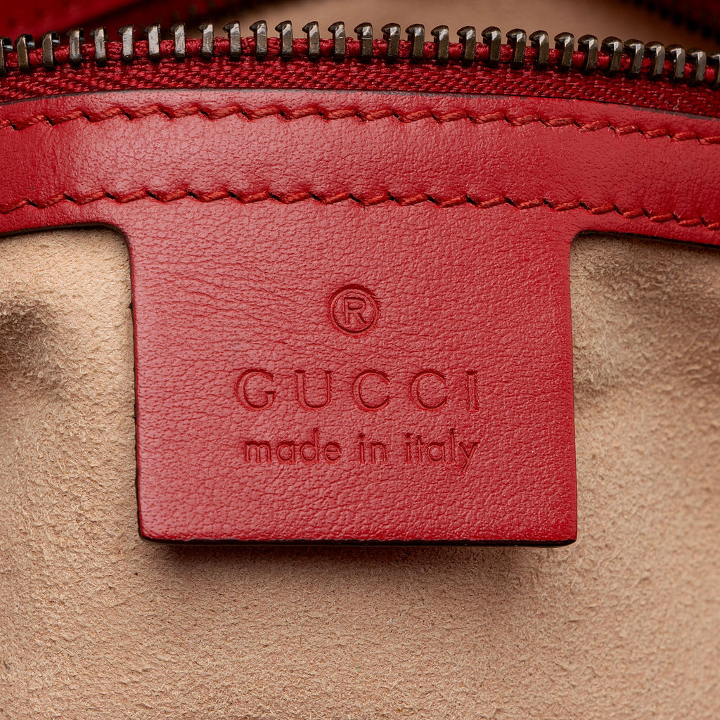 Gucci Matelasse Leather GG Marmont Medium Flap Bag