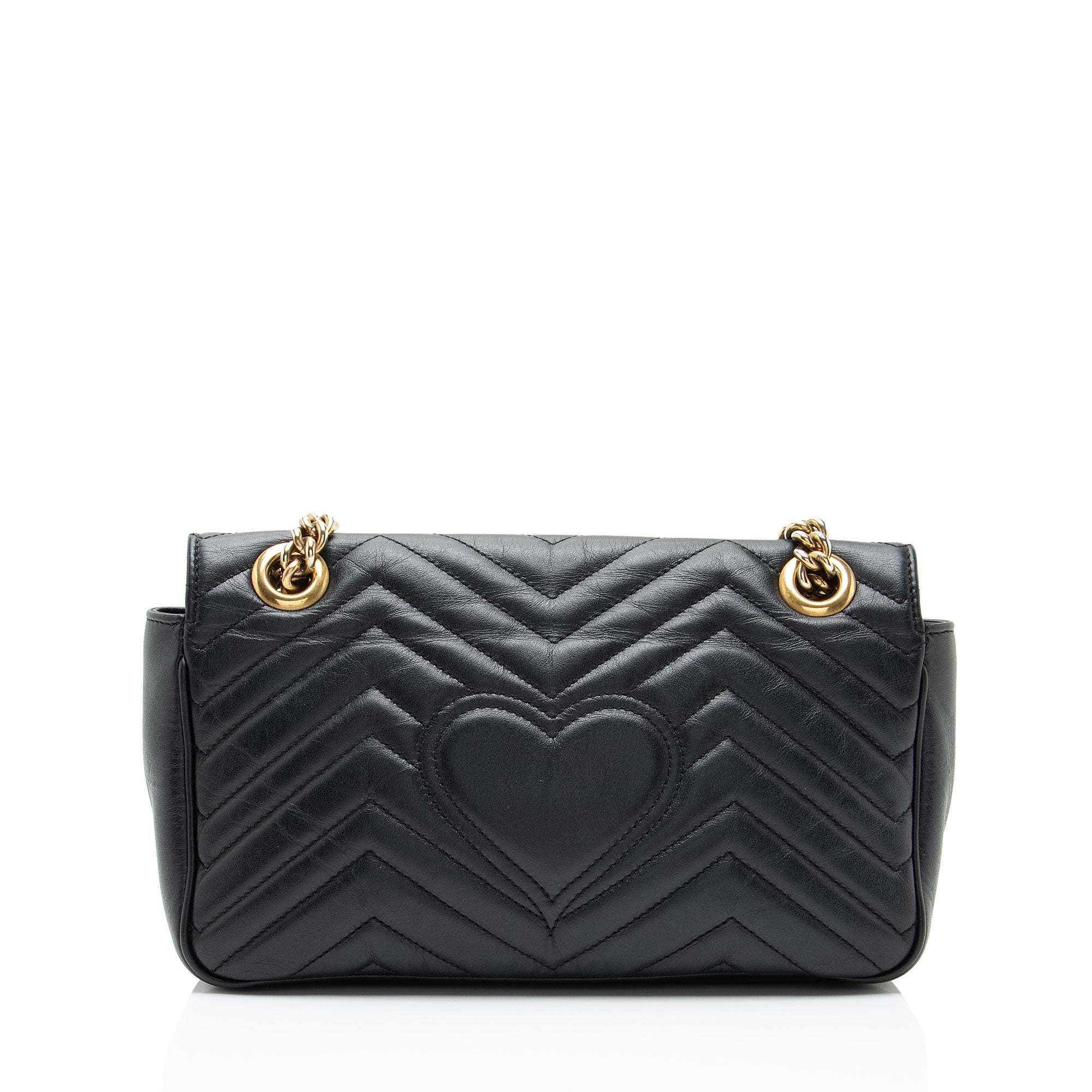 Gucci Matelasse Leather GG Marmont Medium Flap Bag