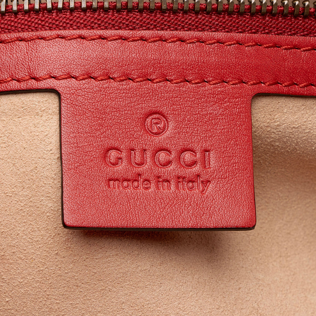 Gucci Matelasse Leather GG Marmont Medium Open Shoulder Bag