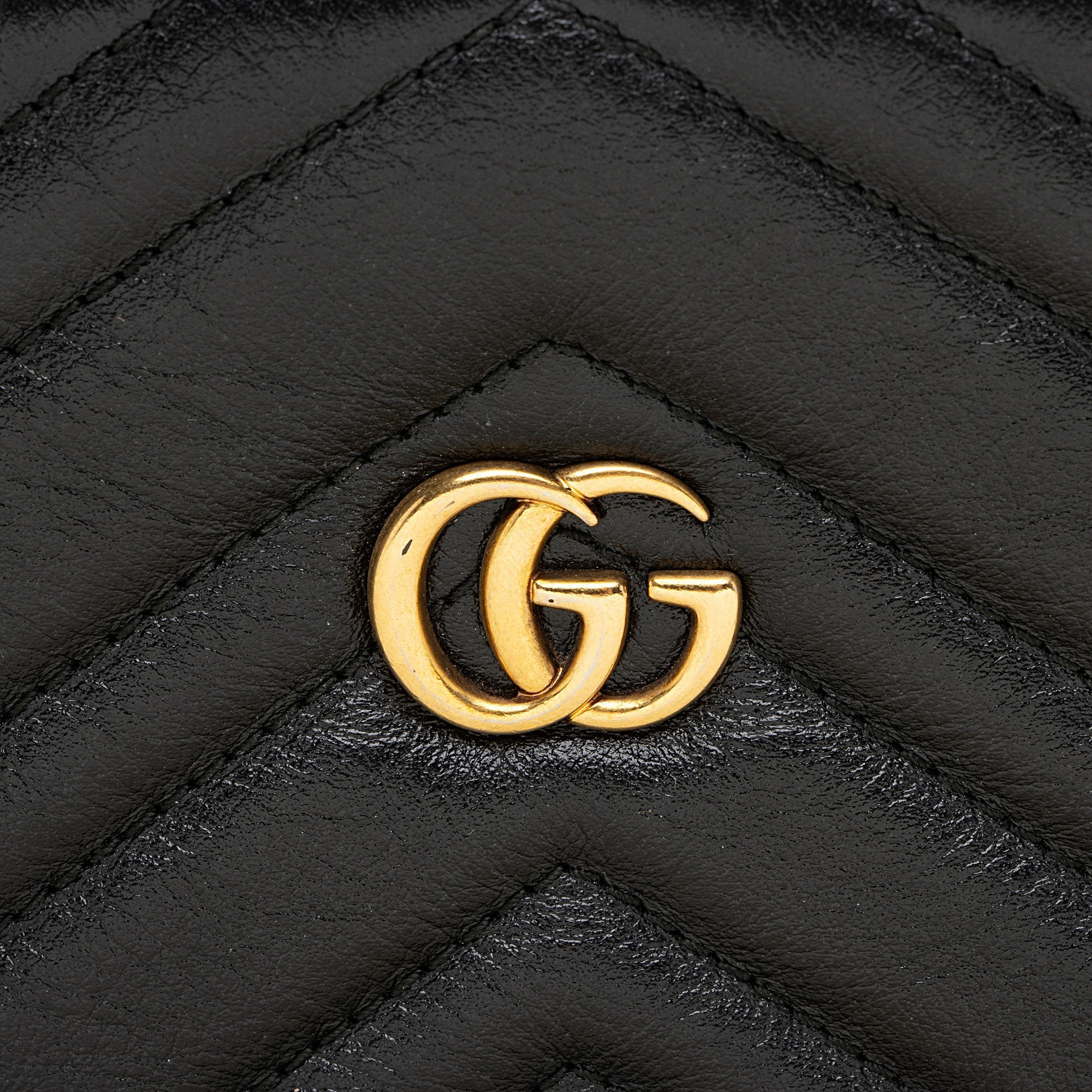 Gucci Matelasse Leather GG Marmont Medium Slim Open Shoulder Bag
