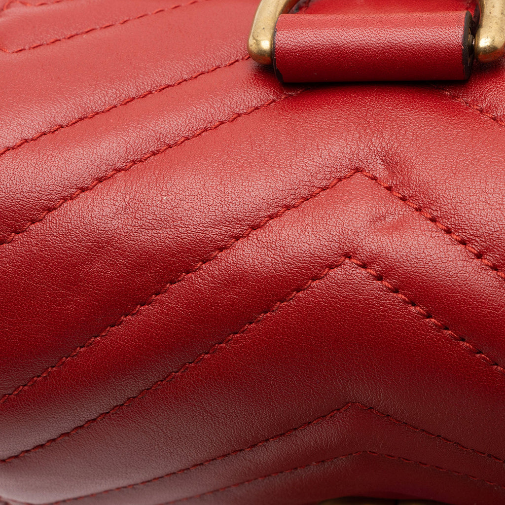 Gucci Matelasse Leather GG Marmont Mini Backpack