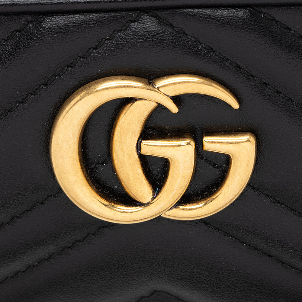Gucci Matelasse Leather GG Marmont Mini Bag (SHF-19244)