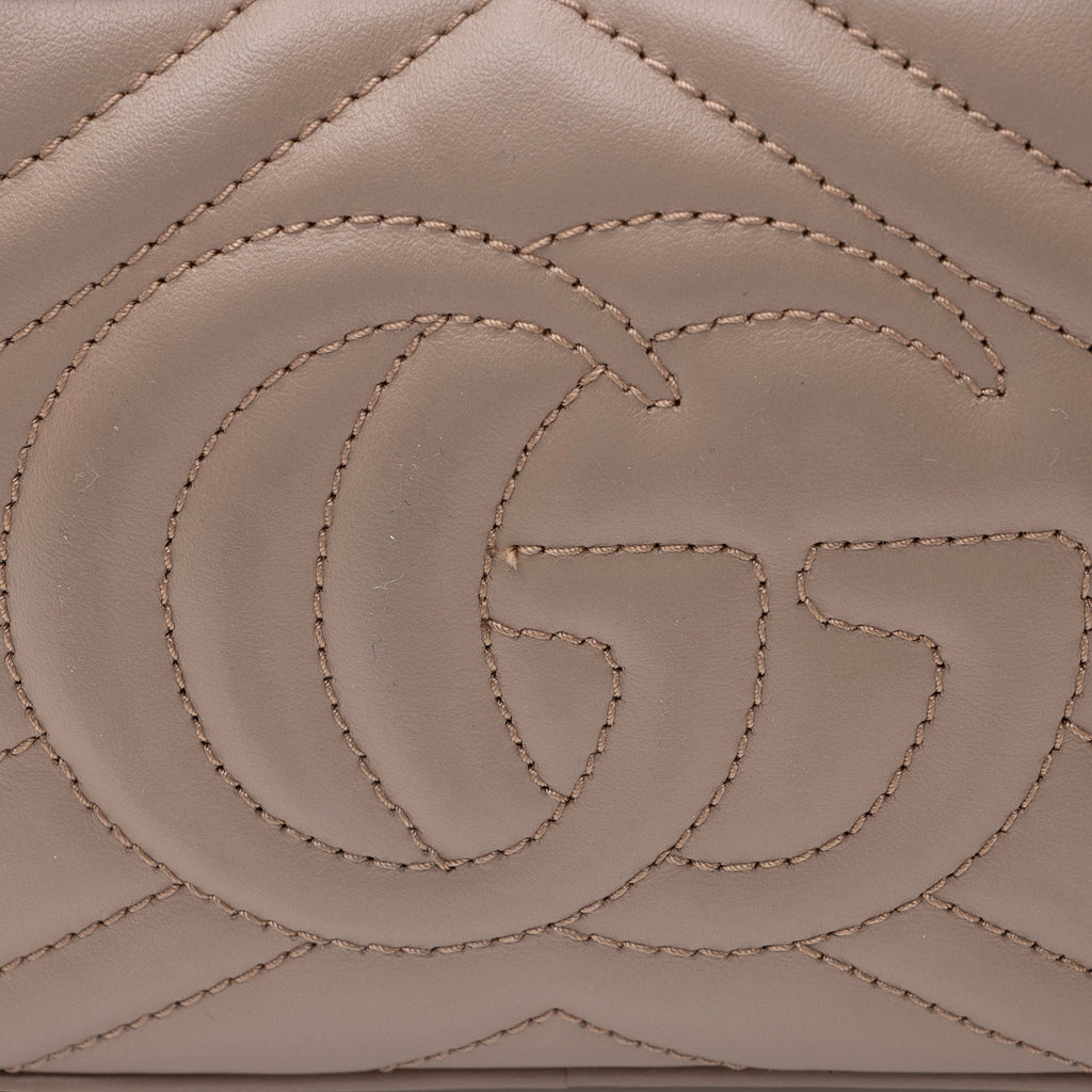 Gucci Matelasse Leather GG Marmont Mini Bag (SHF-22838)