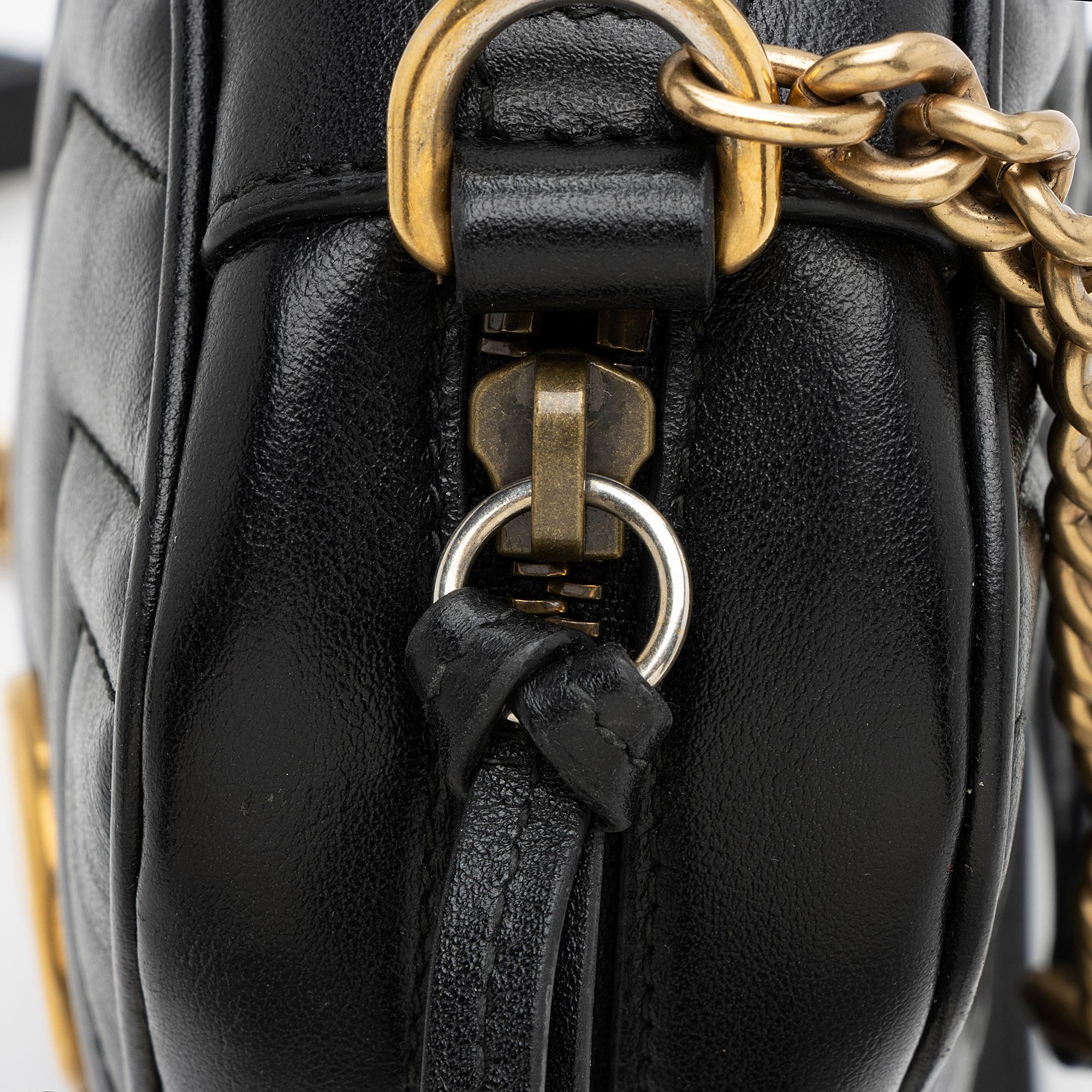 Gucci Matelasse Leather GG Marmont Mini Bag (SHF-23808)