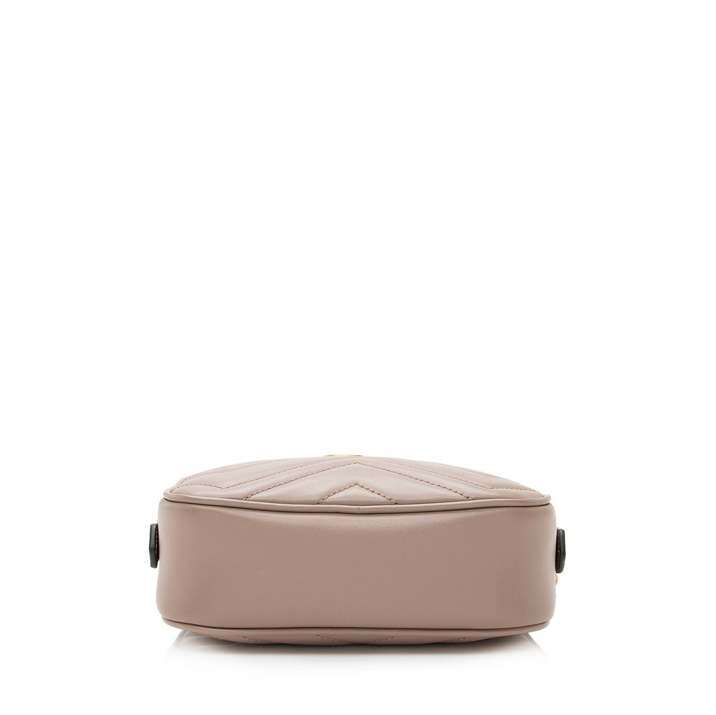 Gucci Matelasse Leather GG Marmont Mini Bag (SHF-nbQ6MC)