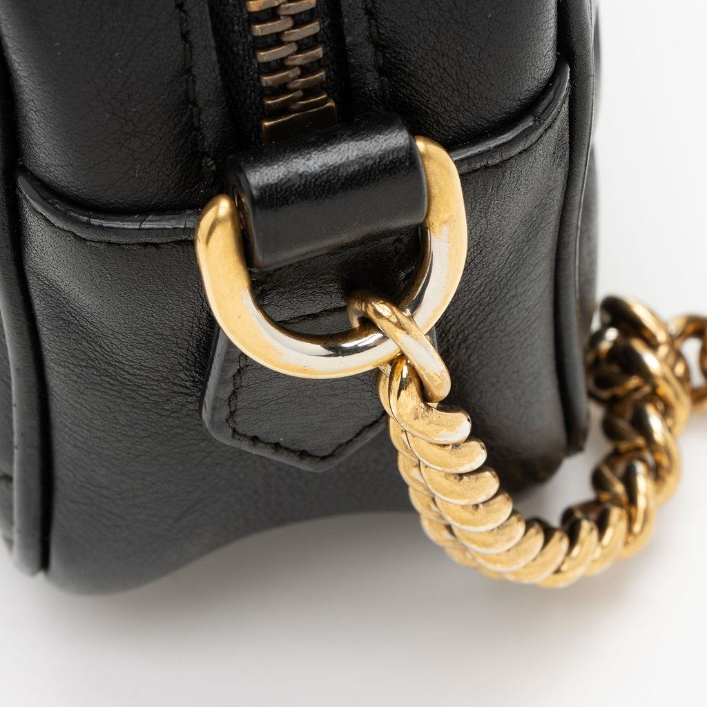 Gucci Matelasse Leather GG Marmont Mini Camera Bag