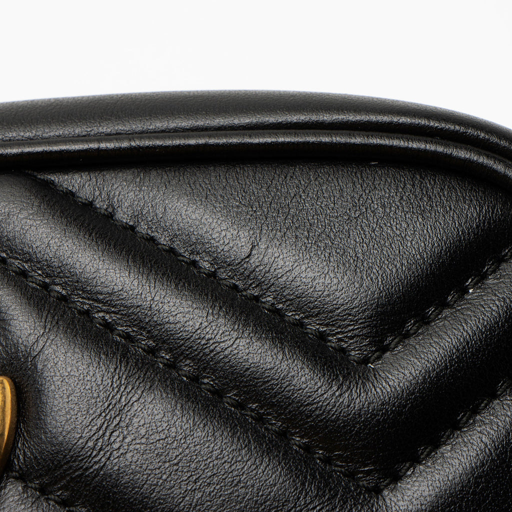 Gucci Matelasse Leather GG Marmont Mini Camera Bag