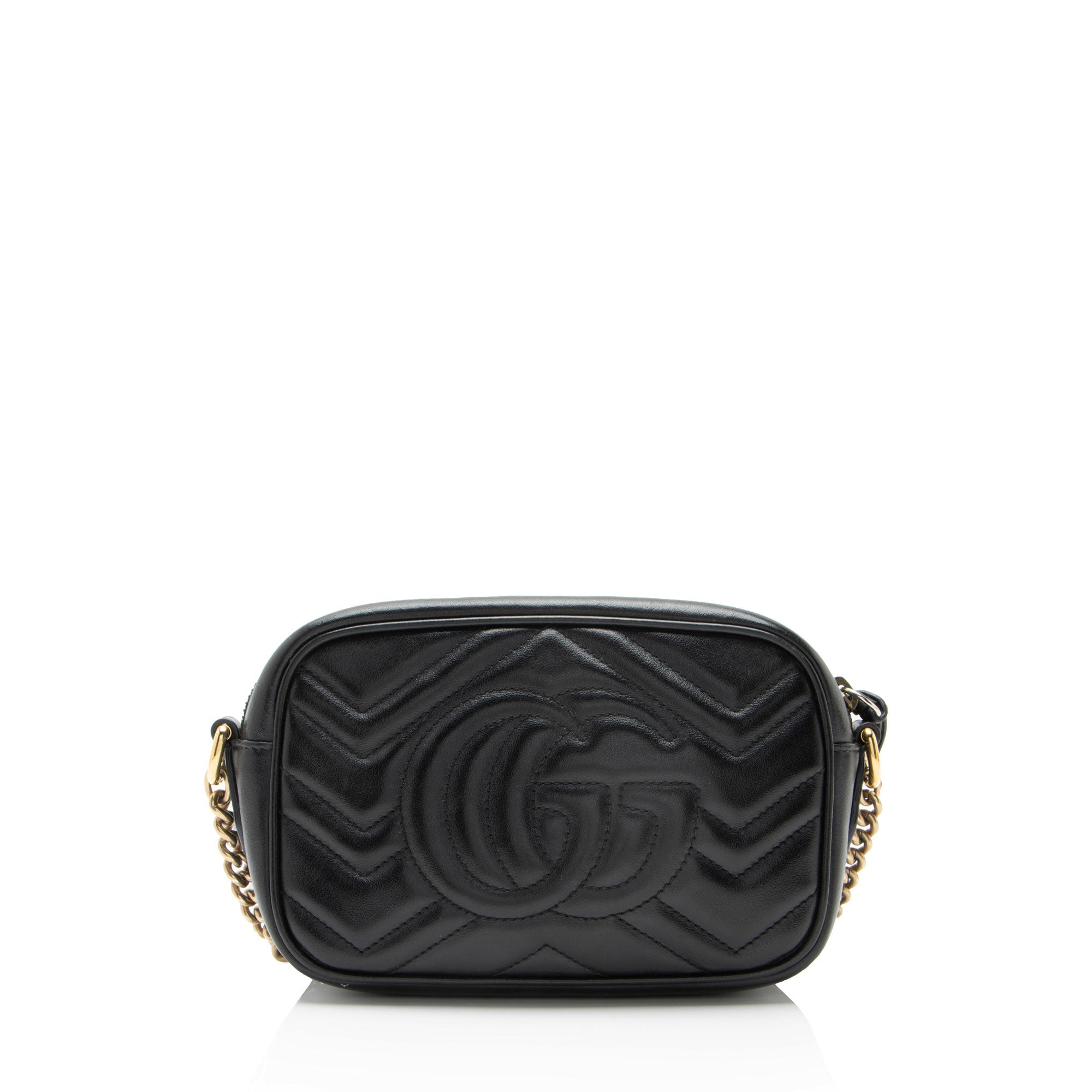 Gucci Matelasse Leather GG Marmont Mini Camera Bag