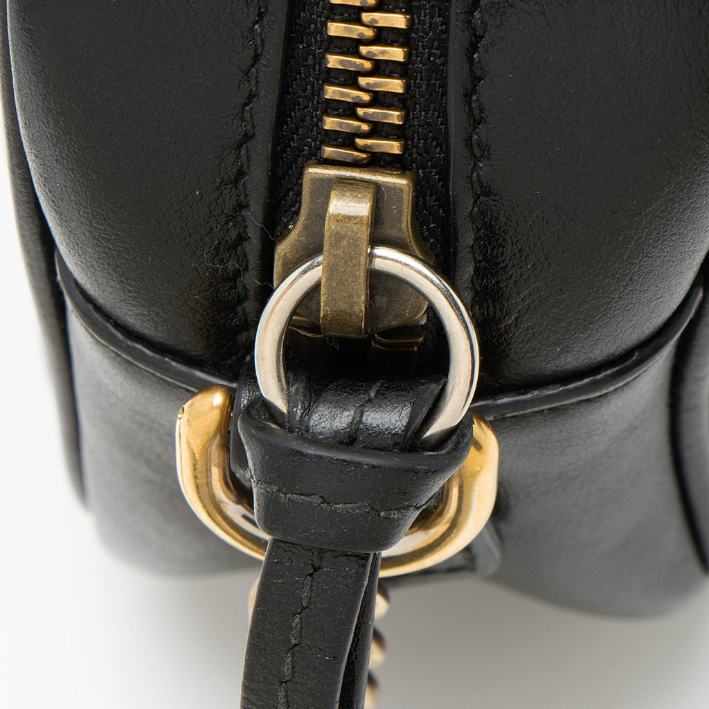 Gucci Matelasse Leather GG Marmont Mini Camera Bag