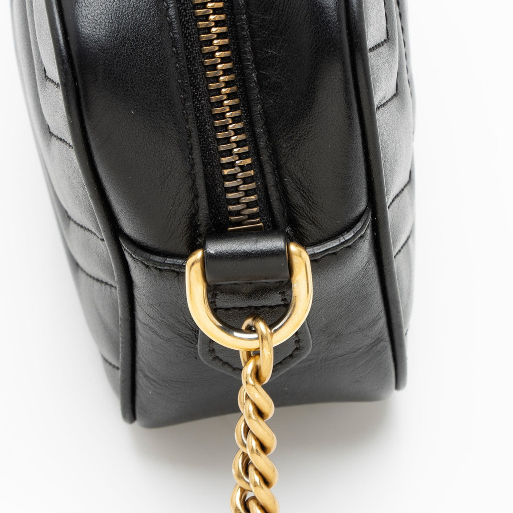 Gucci Matelasse Leather GG Marmont Mini Camera Bag