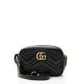 Gucci Matelasse Leather GG Marmont Mini Camera Bag