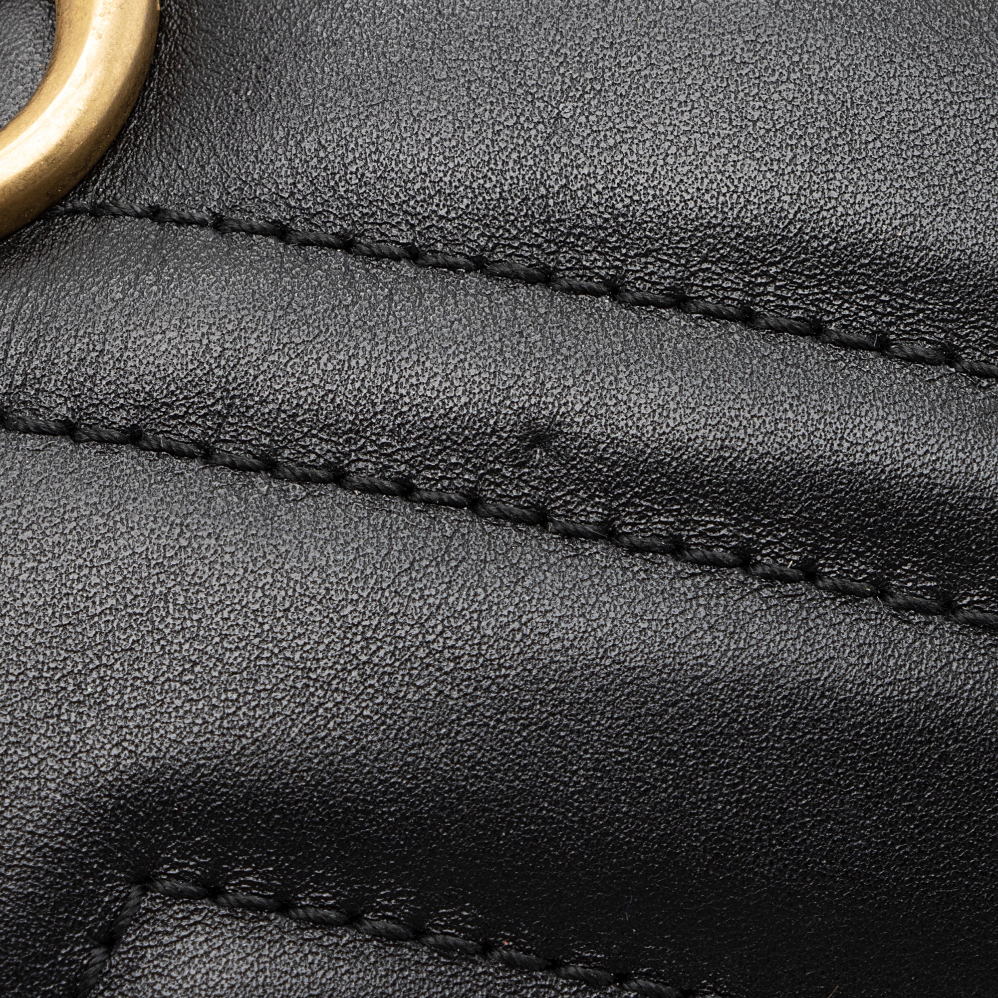 Gucci Matelasse Leather GG Marmont Mini Chain Bag (SHF-6frD2R)
