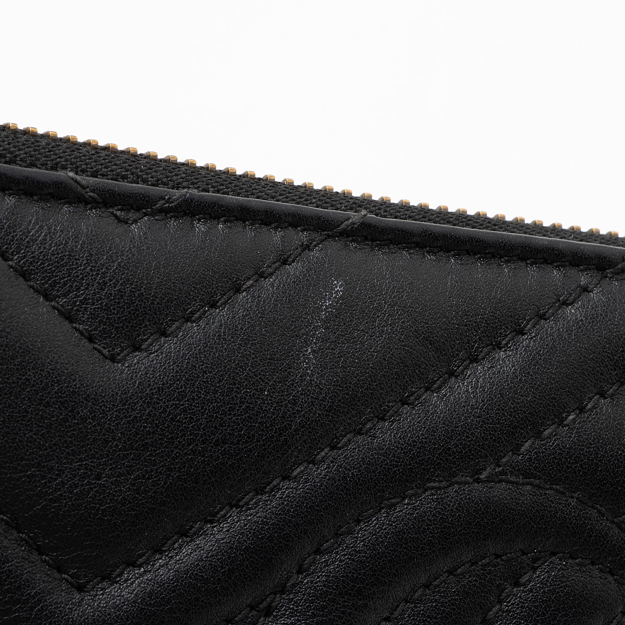Gucci Matelasse Leather GG Marmont Mini Chain Bag