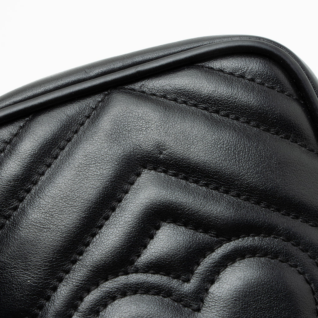 Gucci Matelasse Leather GG Marmont Mini Crossbody