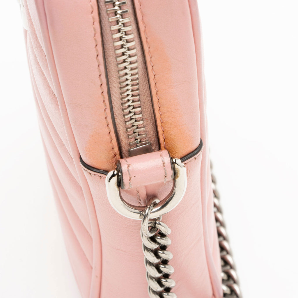 Gucci Matelasse Leather GG Marmont Mini Crossbody