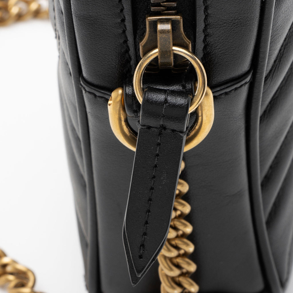 Gucci Matelasse Leather GG Marmont Mini Crossbody