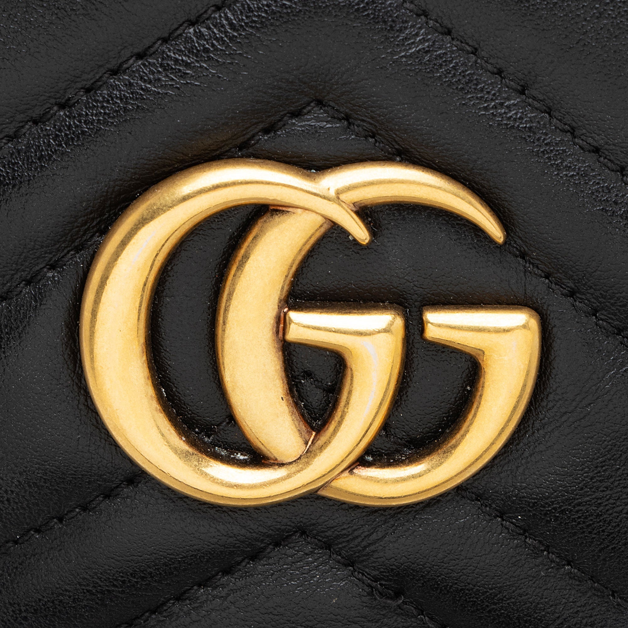 Gucci Matelasse Leather GG Marmont Mini Crossbody
