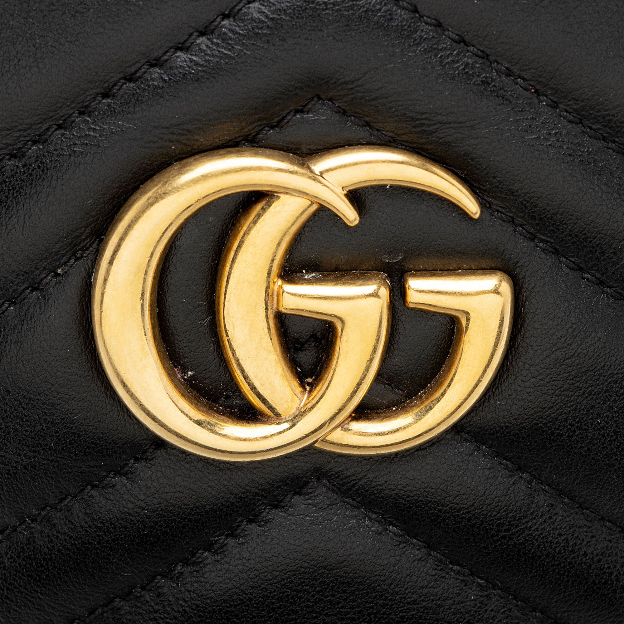 Gucci Matelasse Leather GG Marmont Mini Crossbody