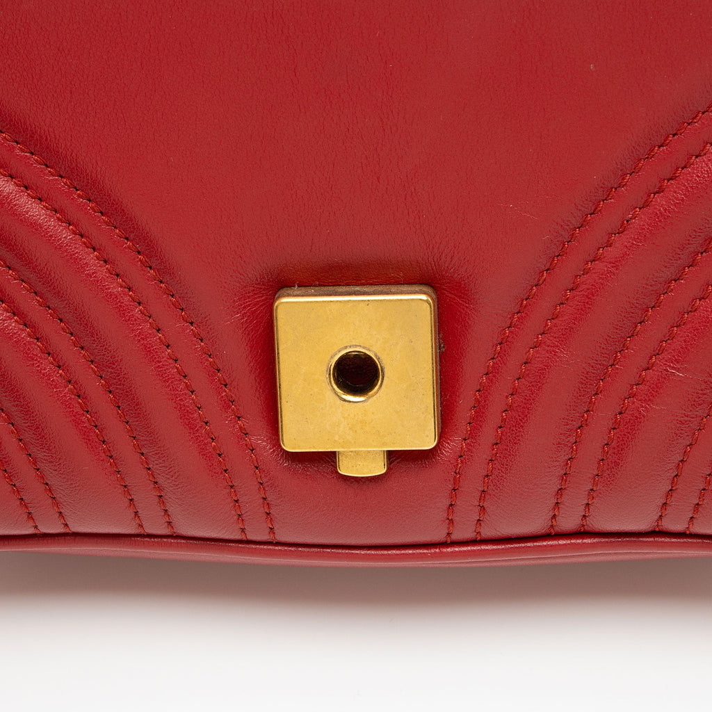 Gucci Matelasse Leather GG Marmont Mini Flap Bag
