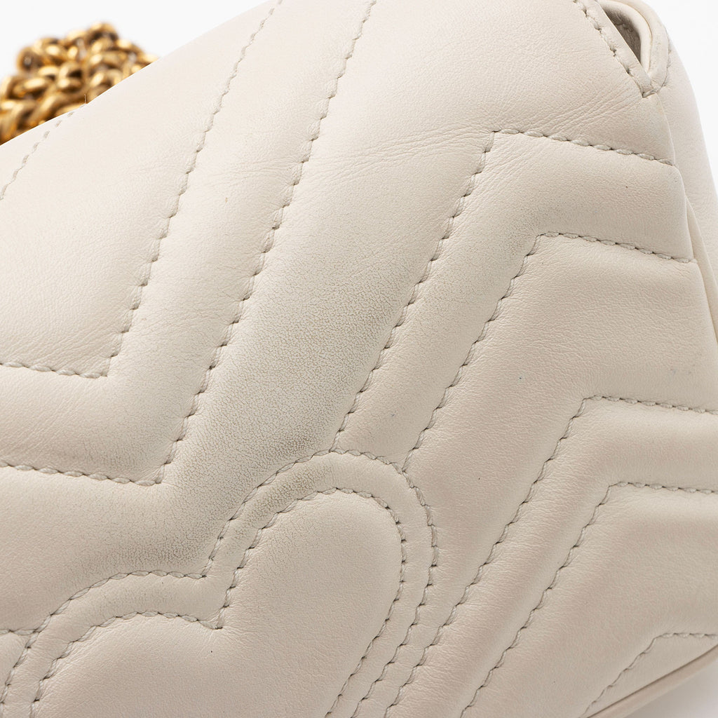 Gucci Matelasse Leather GG Marmont Mini Flap Bag